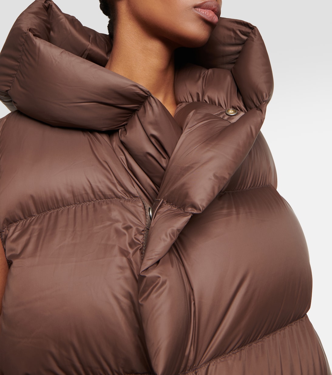 Quilted puffer vest | Rick Owens