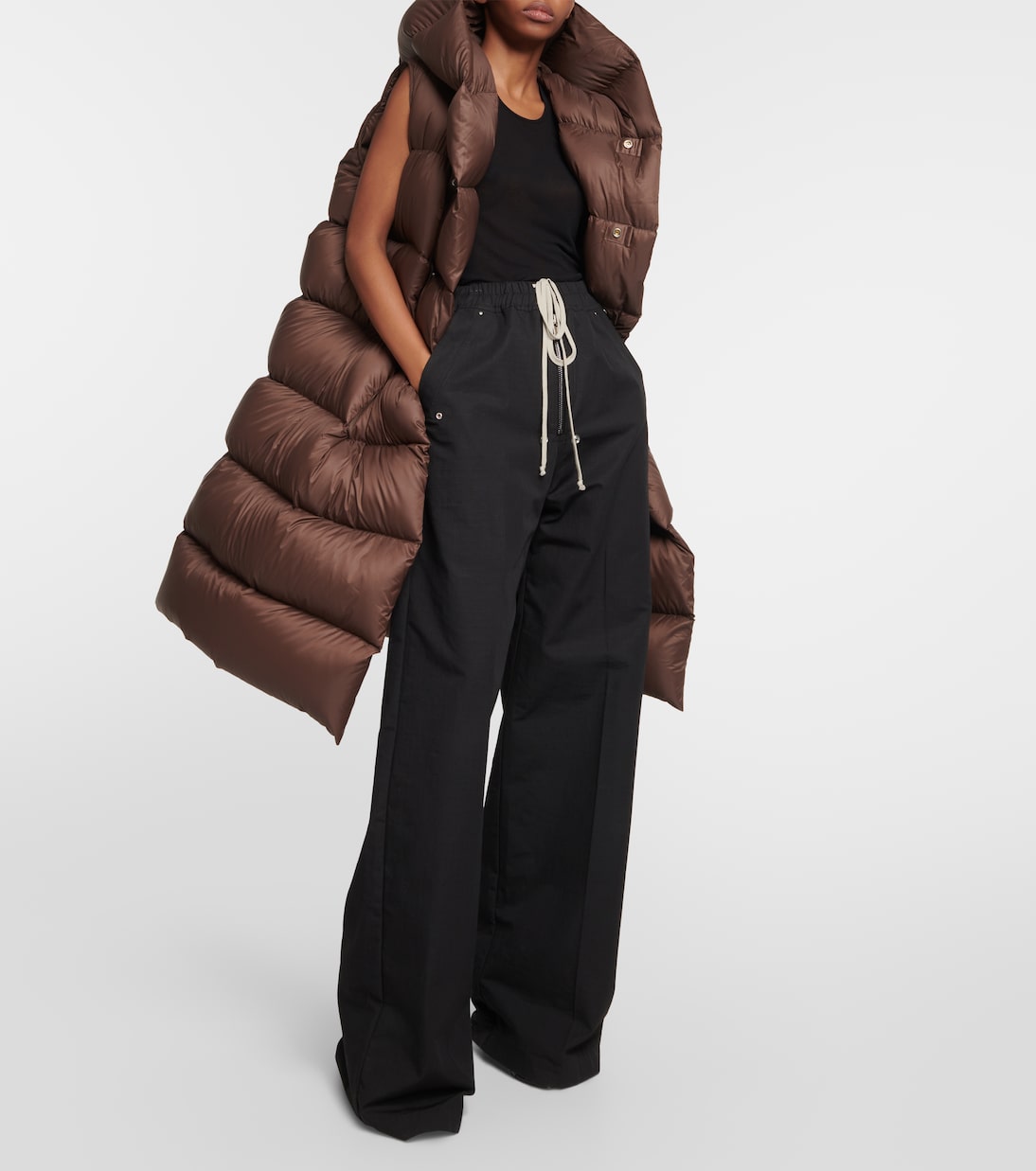 Quilted puffer vest | Rick Owens