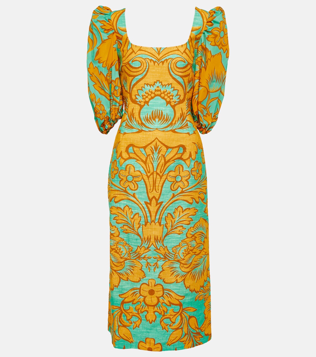 Abito midi Sizzler in misto cotone con stampa | La DoubleJ