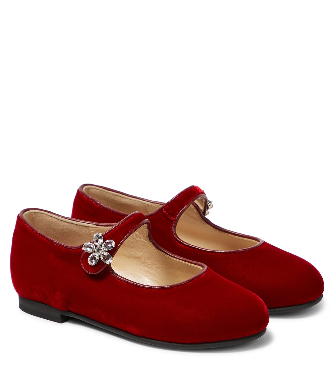 Verzierte Ballerinas aus Samt | Il Gufo