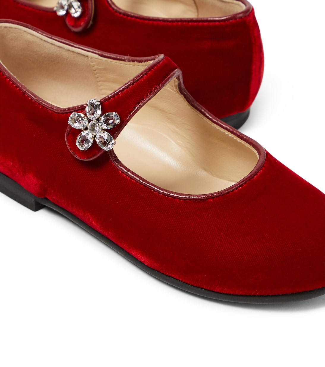 Verzierte Ballerinas aus Samt | Il Gufo