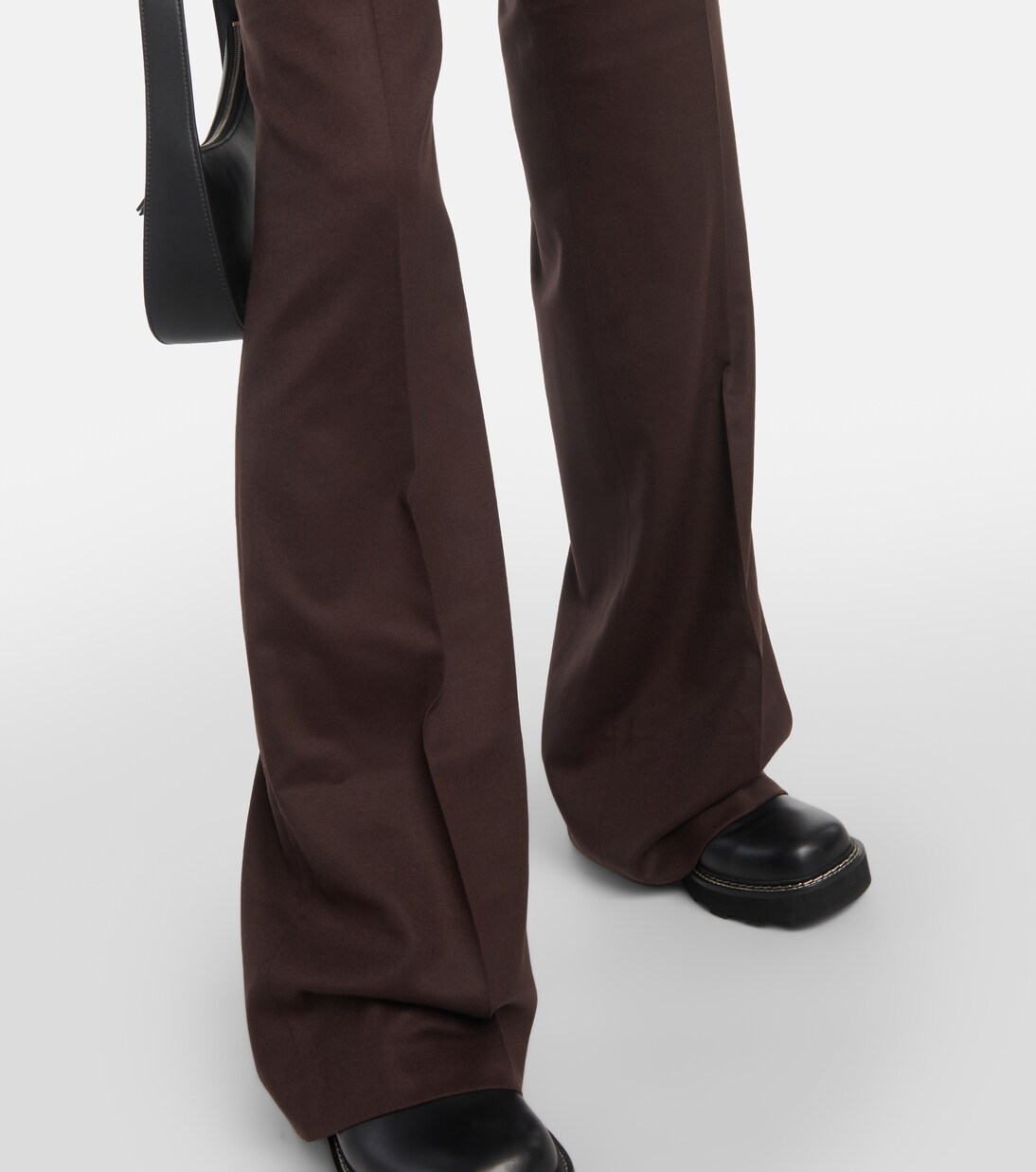 Pantalon flare Vesta à taille haute en laine | Gabriela Hearst