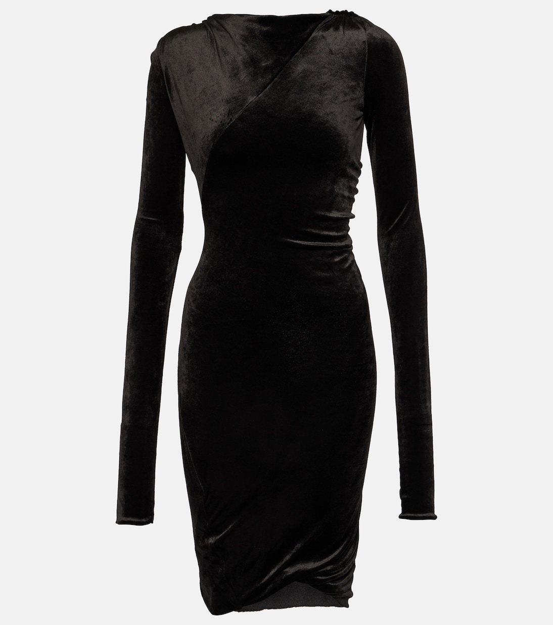 Lilies Minikleid aus Samt-Jersey | Rick Owens