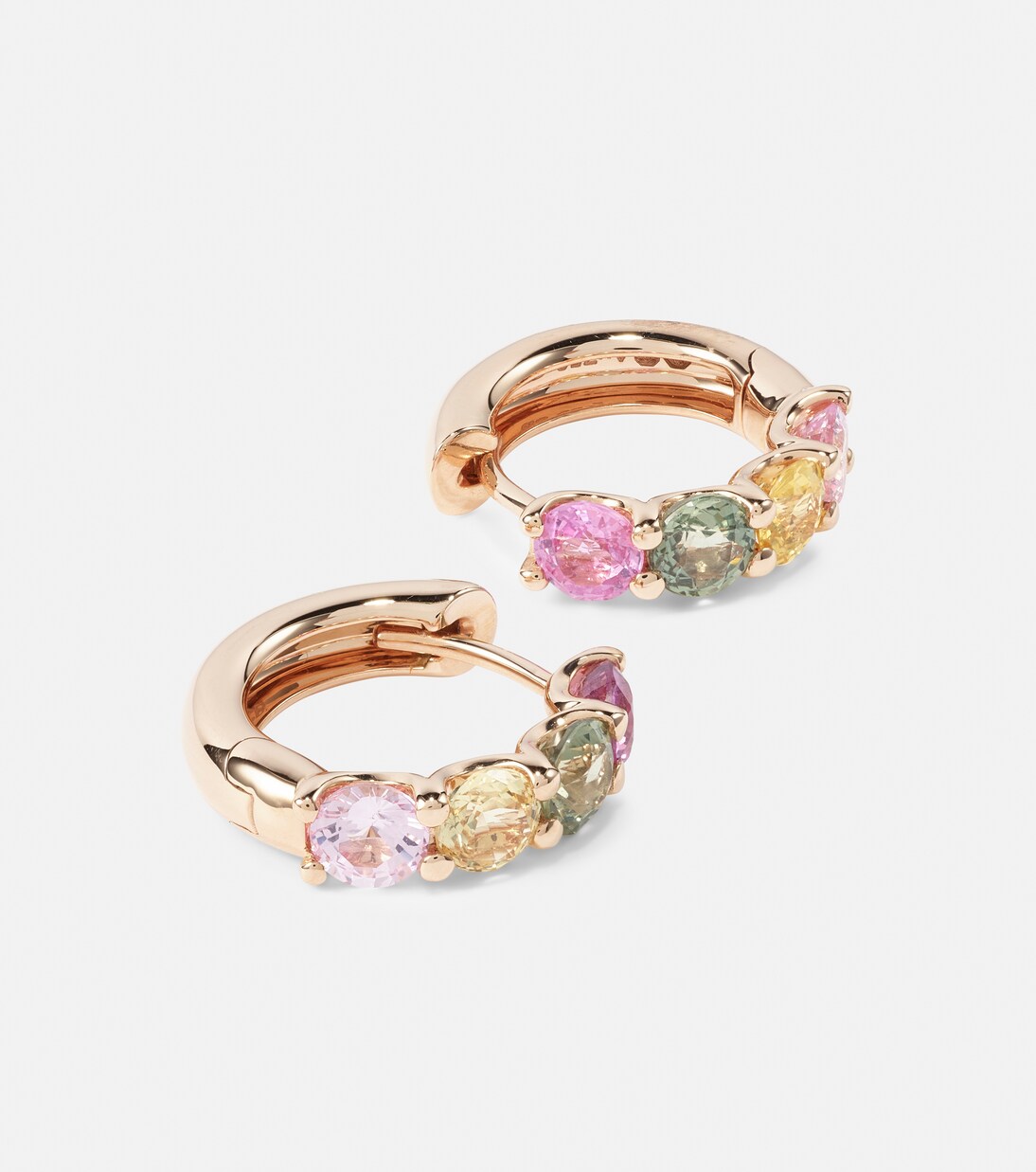 Orecchini in oro bianco 18kt con zaffiri - Gioielli eleganti per giovani