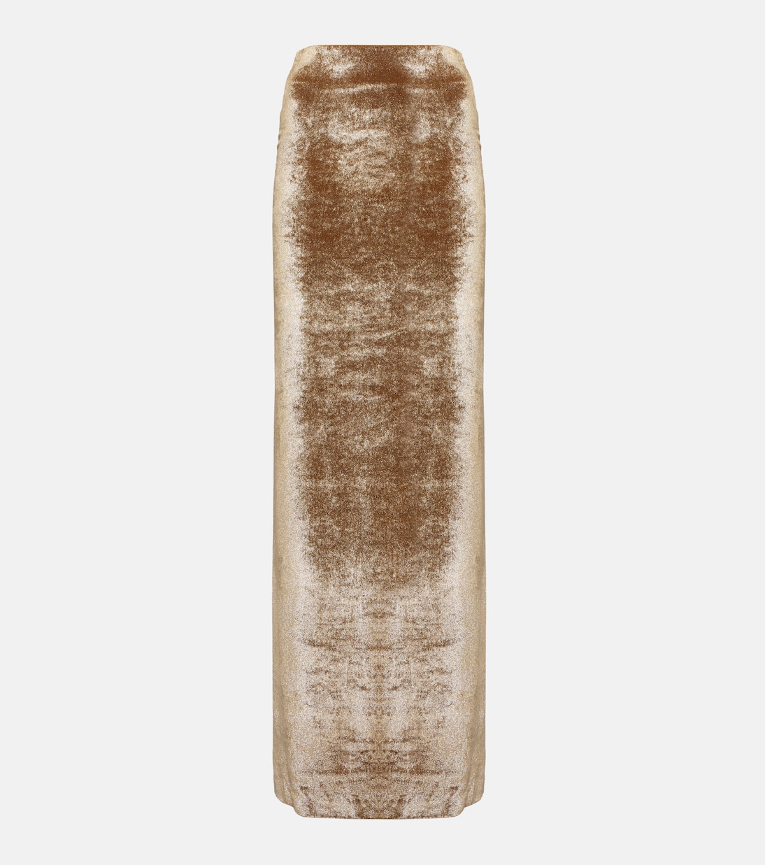 High-rise velvet maxi skirt | Brunello Cucinelli