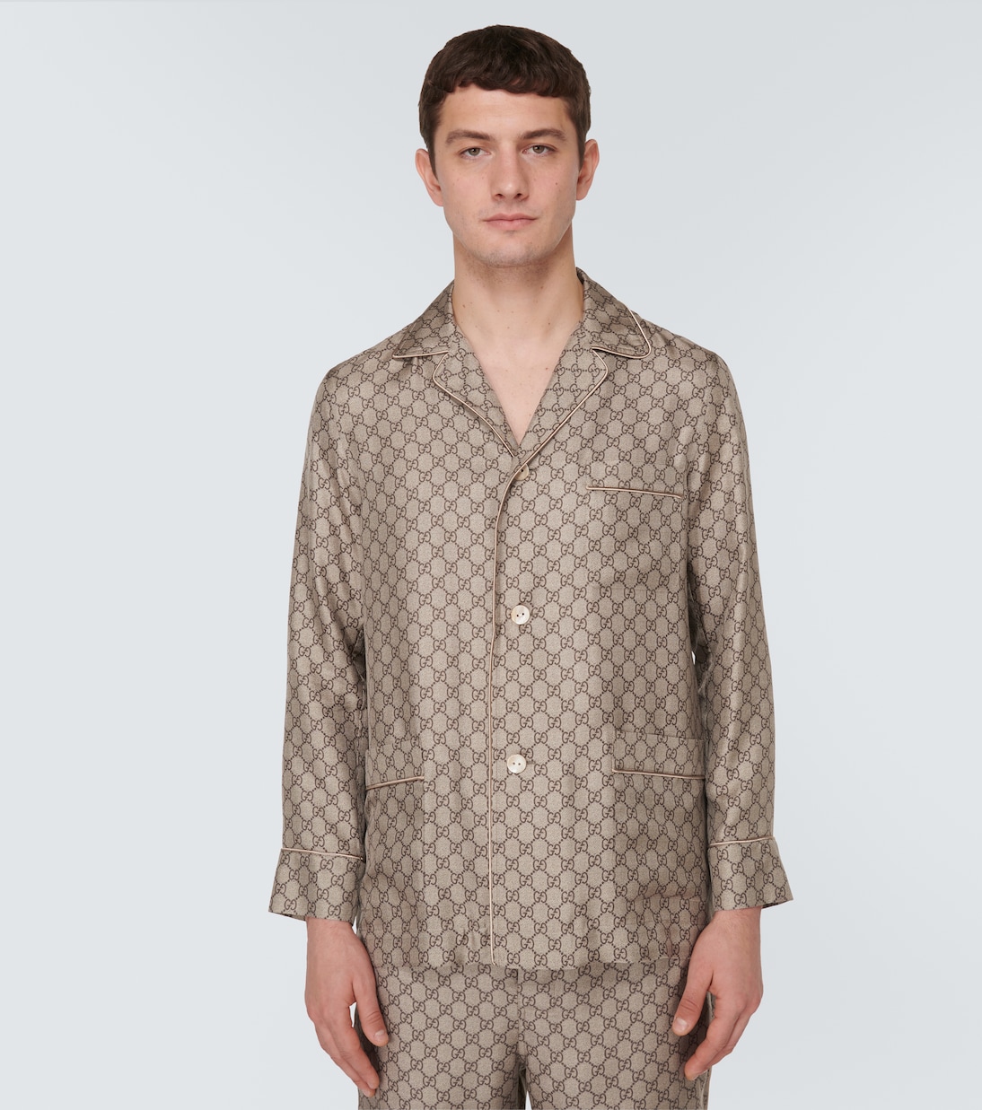 Chemise GG en soie | Gucci