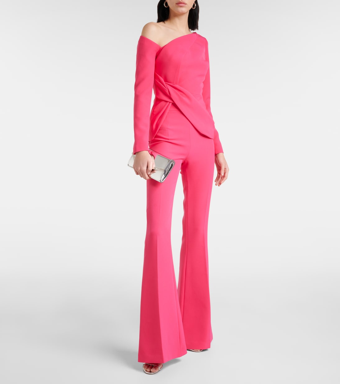 Halluana high-rise flared pants | Safiyaa