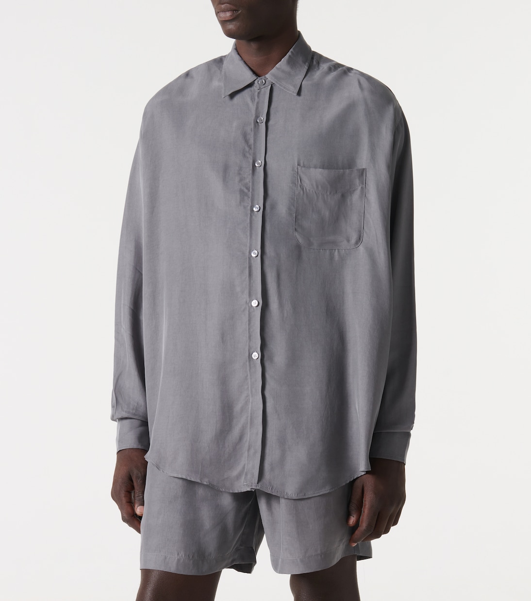 Camisa Leland de cupro | The Frankie Shop