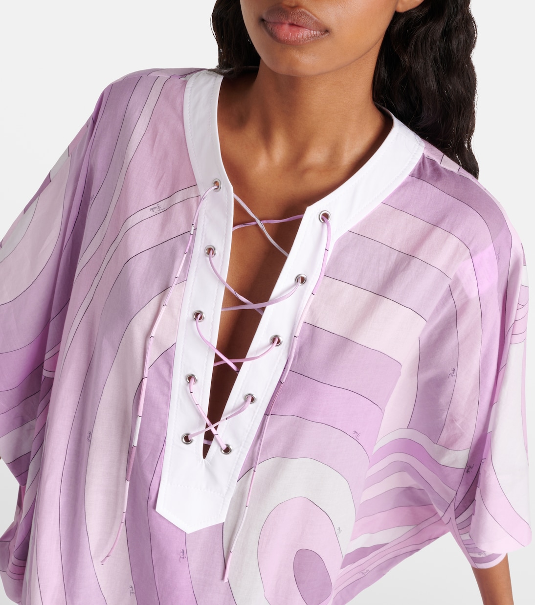 Iride cotton kaftan | Pucci