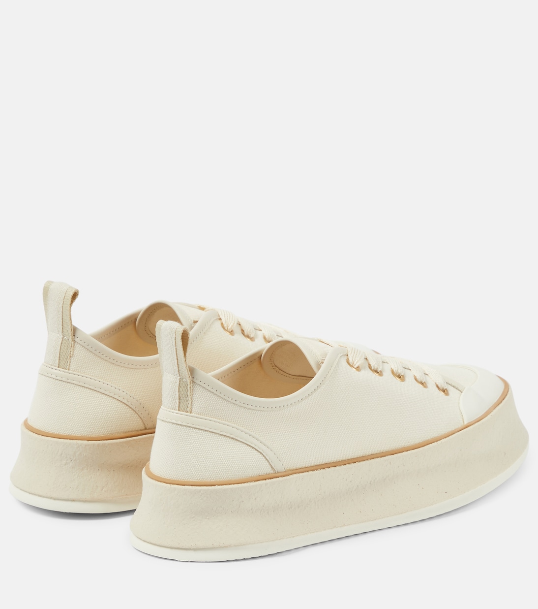 Spring canvas platform sneakers | Max Mara