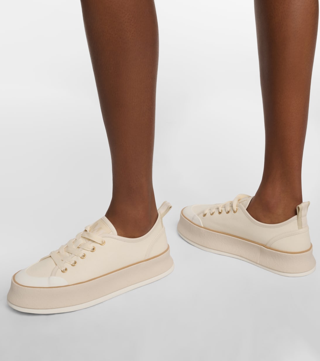 Spring canvas platform sneakers | Max Mara
