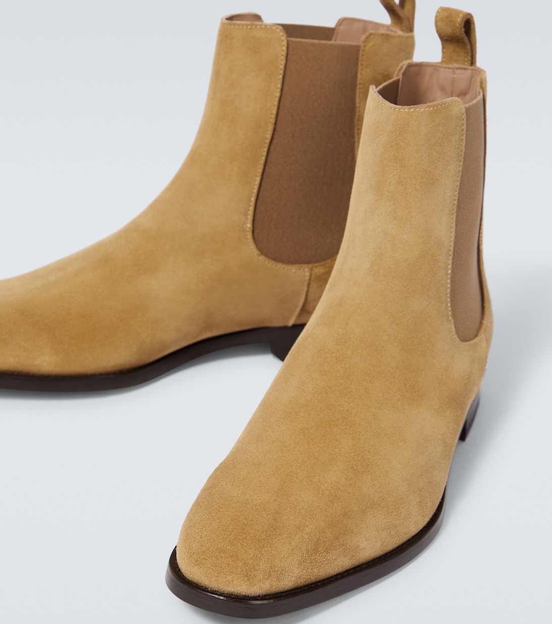 Bottines Chelsea Delsa en daim | Manolo Blahnik