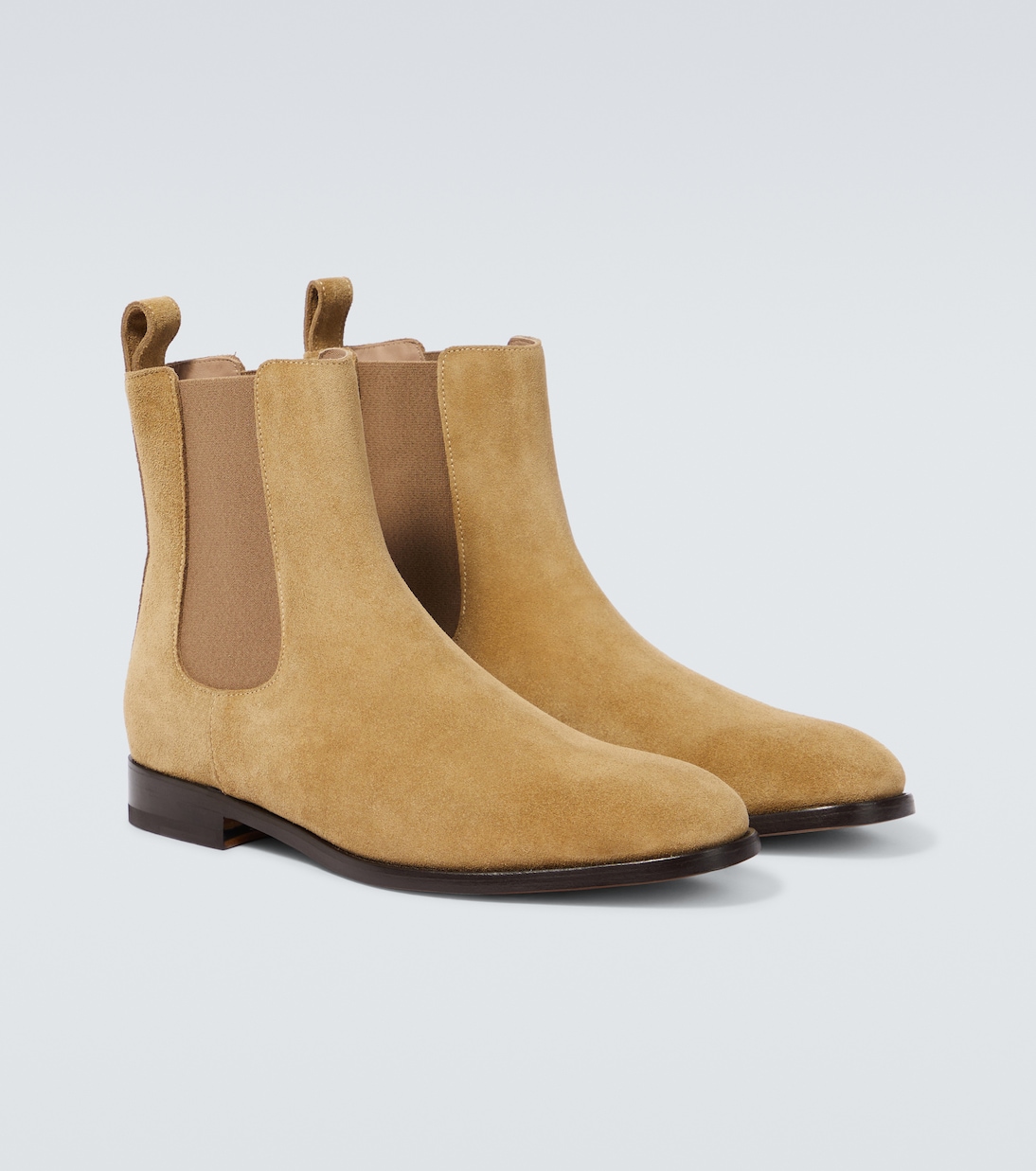 Bottines Chelsea Delsa en daim | Manolo Blahnik