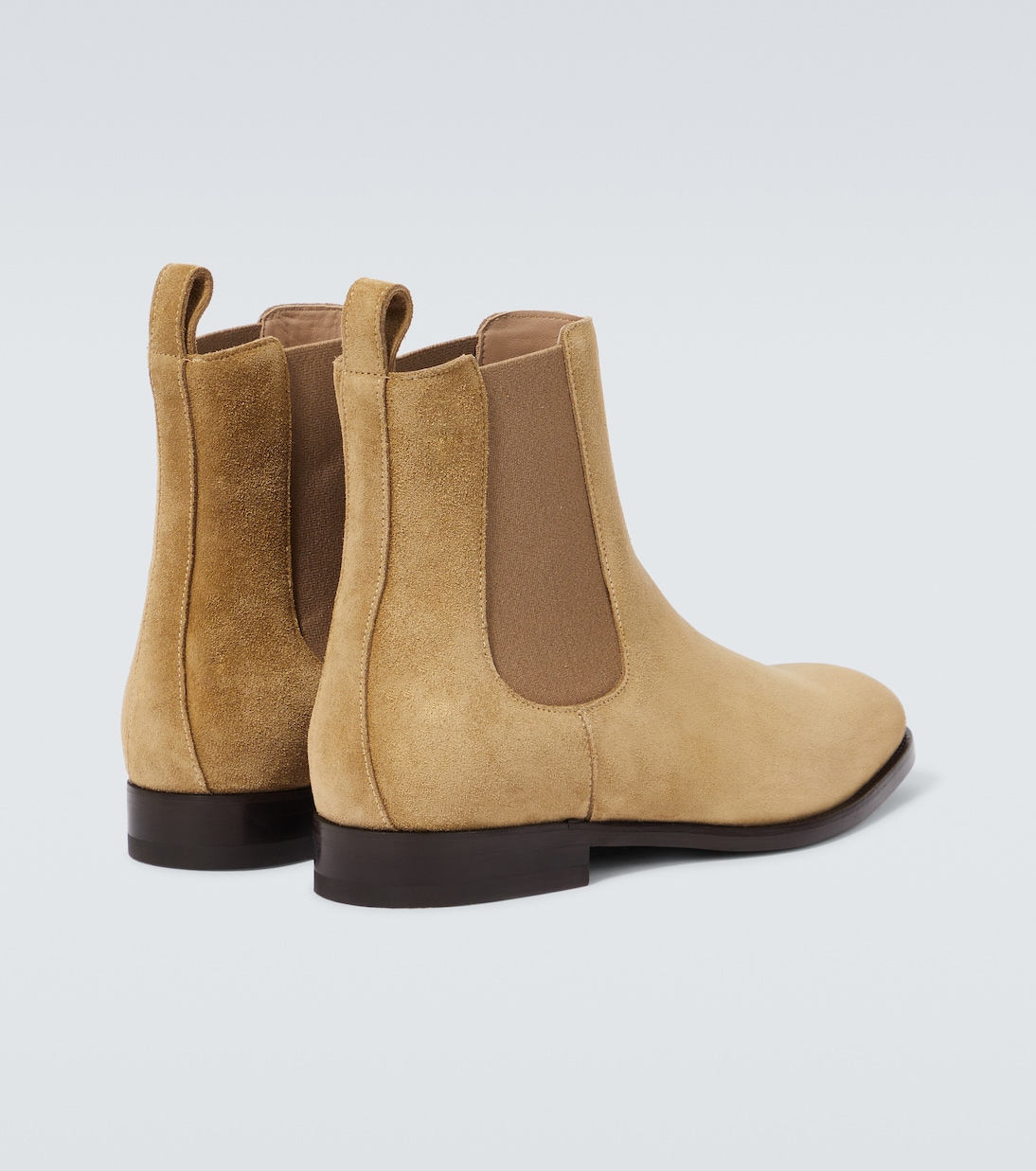 Bottines Chelsea Delsa en daim | Manolo Blahnik