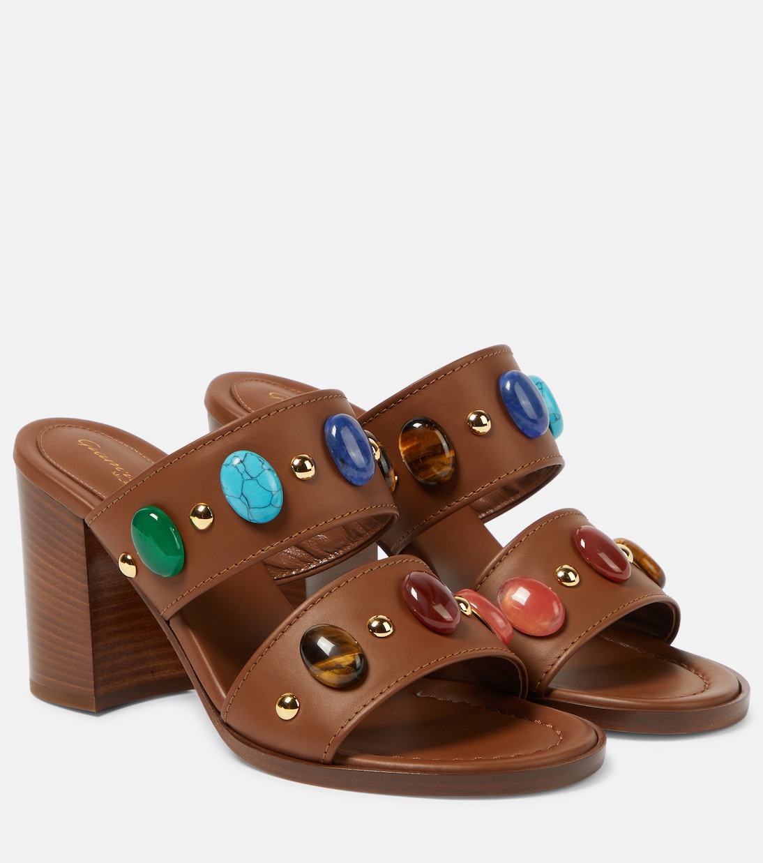 Shanti embellished leather sandals | Gianvito Rossi