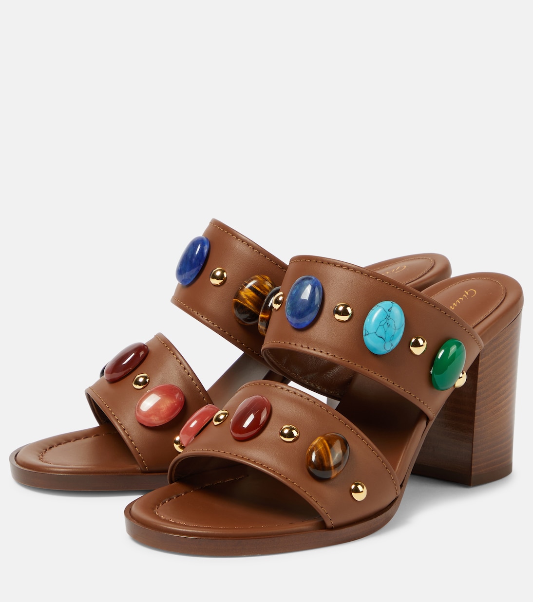 Shanti embellished leather sandals | Gianvito Rossi