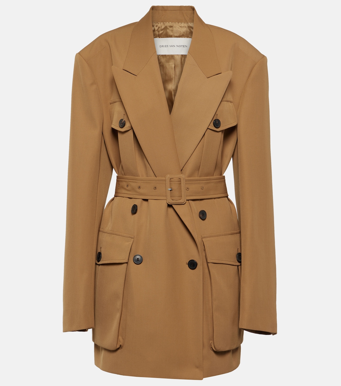 Giacca doppiopetto in gabardine | Dries Van Noten