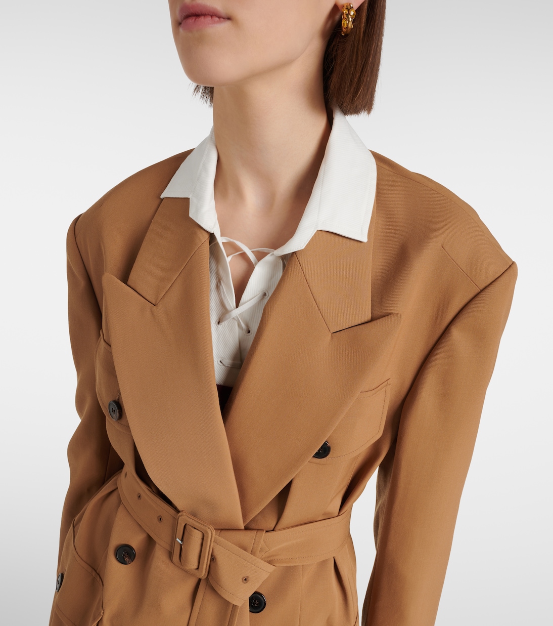 Giacca doppiopetto in gabardine | Dries Van Noten
