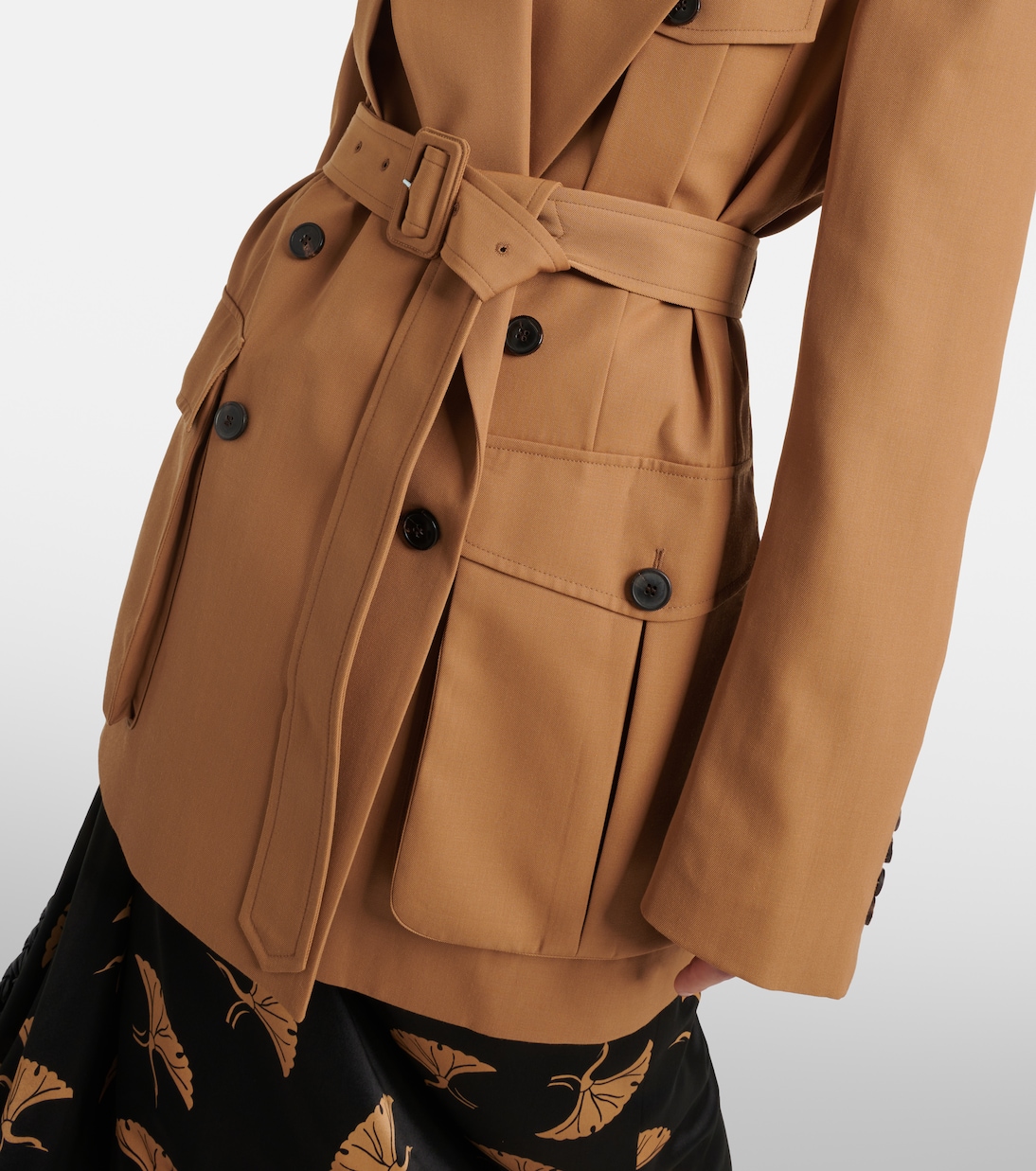 Giacca doppiopetto in gabardine | Dries Van Noten