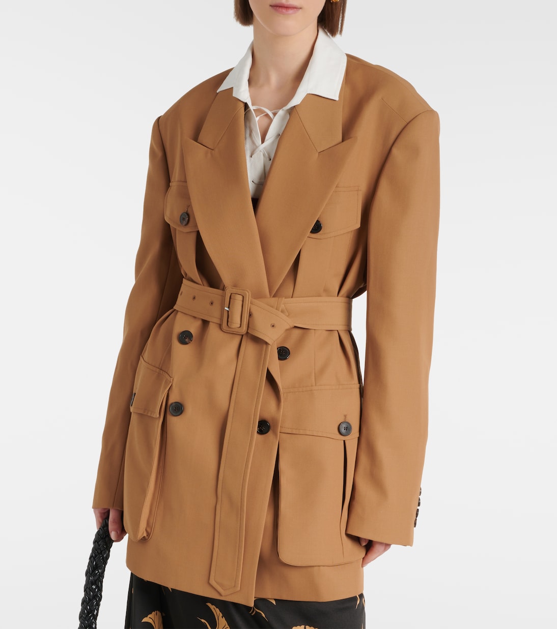 Giacca doppiopetto in gabardine | Dries Van Noten