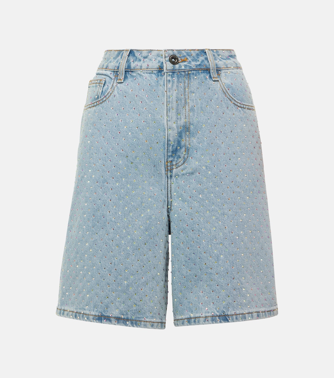 Shorts di jeans con decorazioni | Self-Portrait
