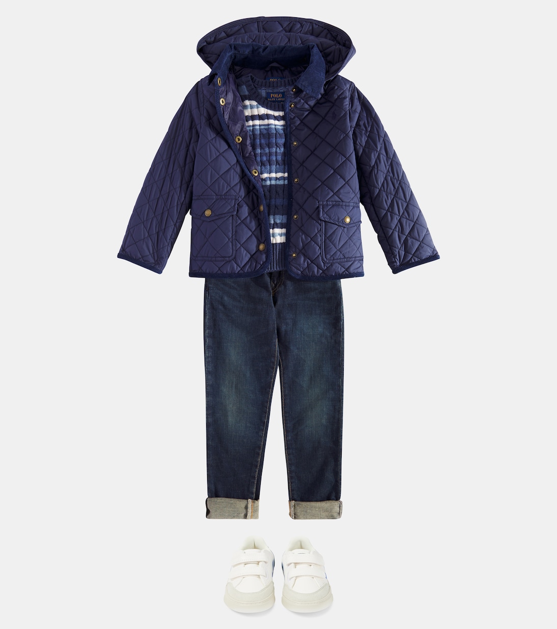 Pull rayé en coton | Polo Ralph Lauren Kids