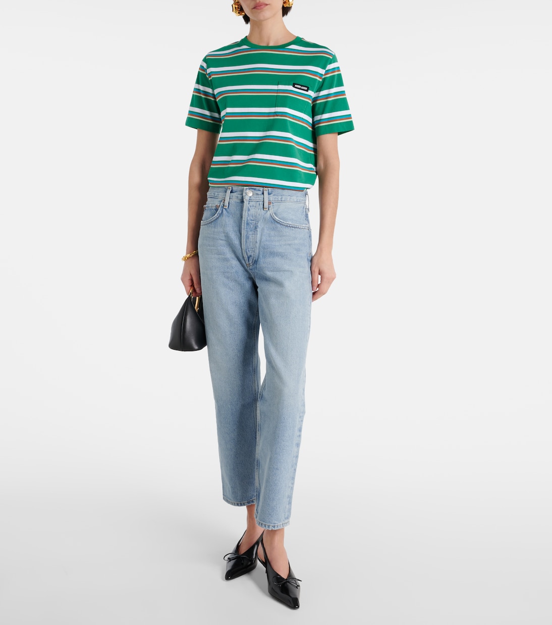 Jeans regular 90's Crop a vita media | Agolde
