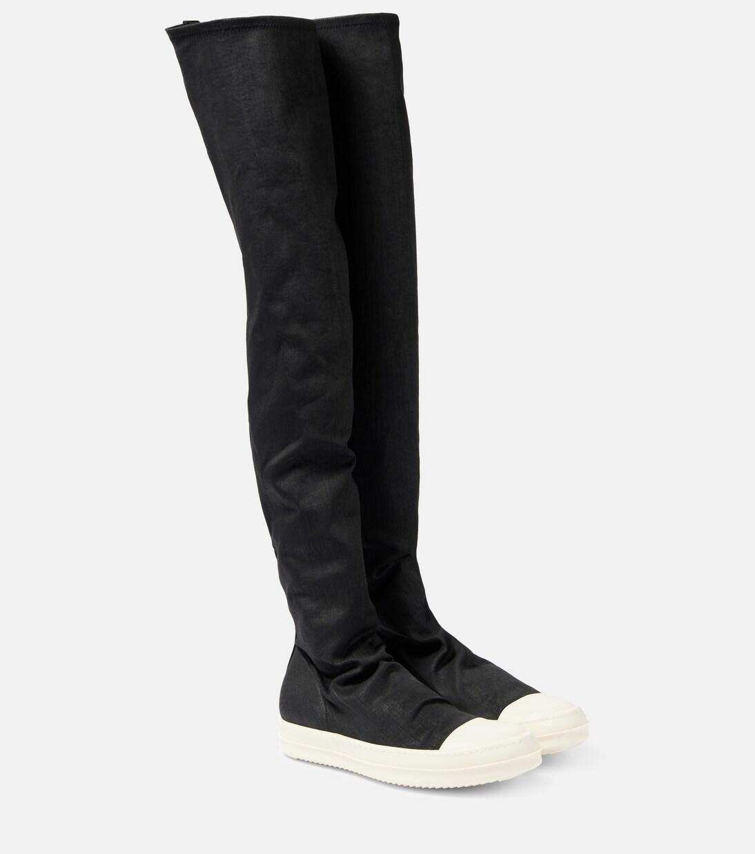 Over the knee fabric sneakers clearance