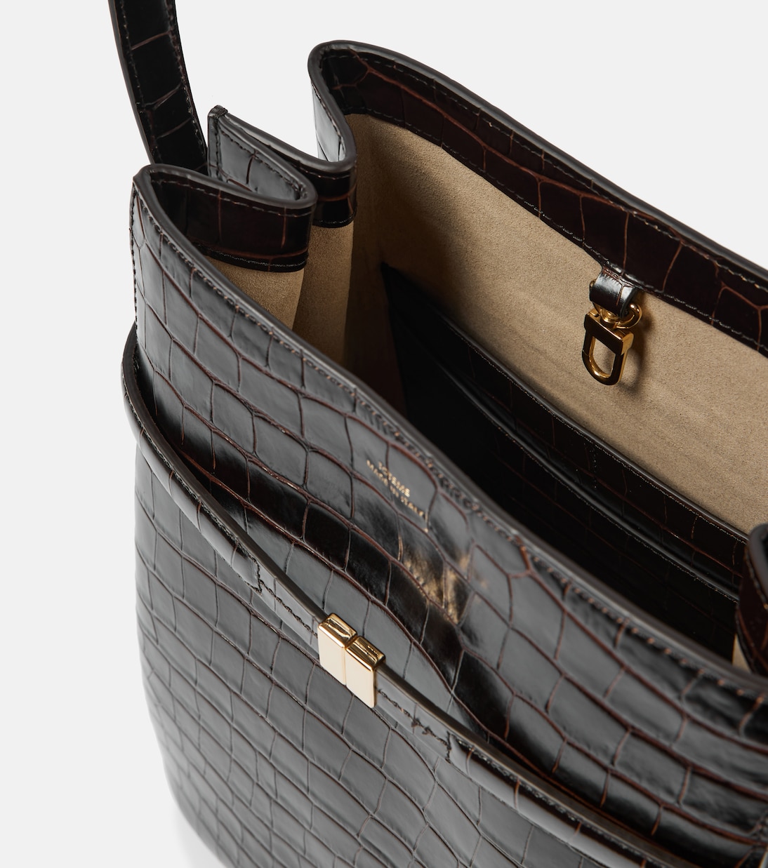 Secchiello in pelle stampata | Toteme