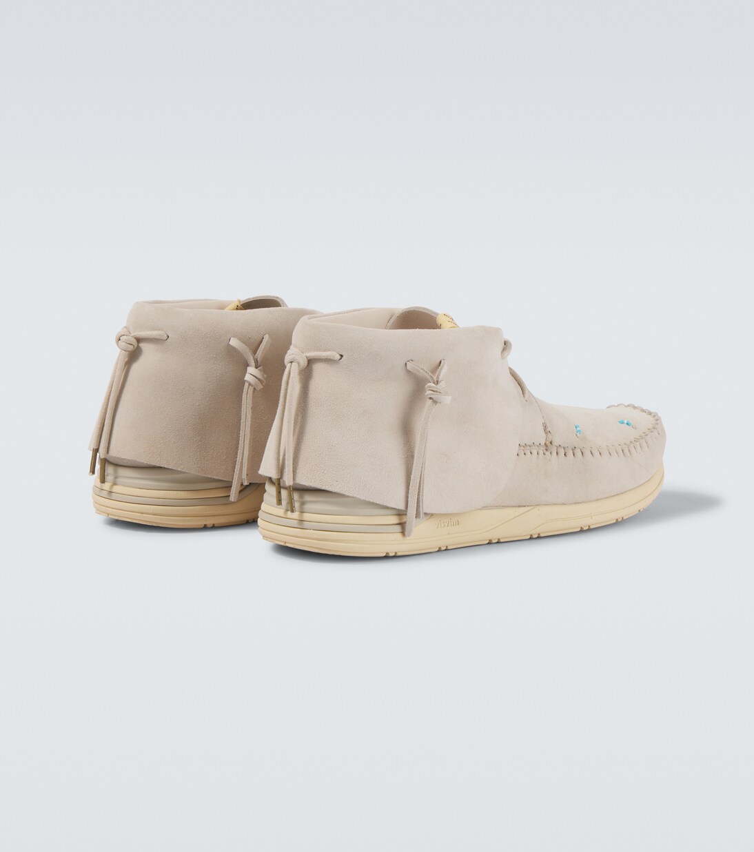 Baskets FBT Lhamo-Folk en daim | Visvim