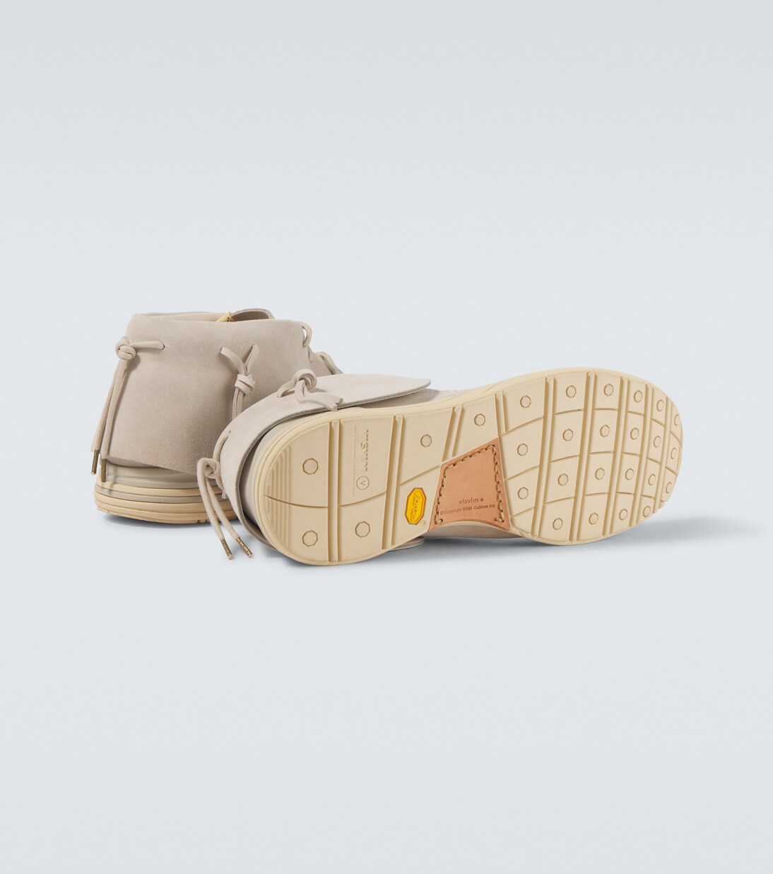Baskets FBT Lhamo-Folk en daim | Visvim