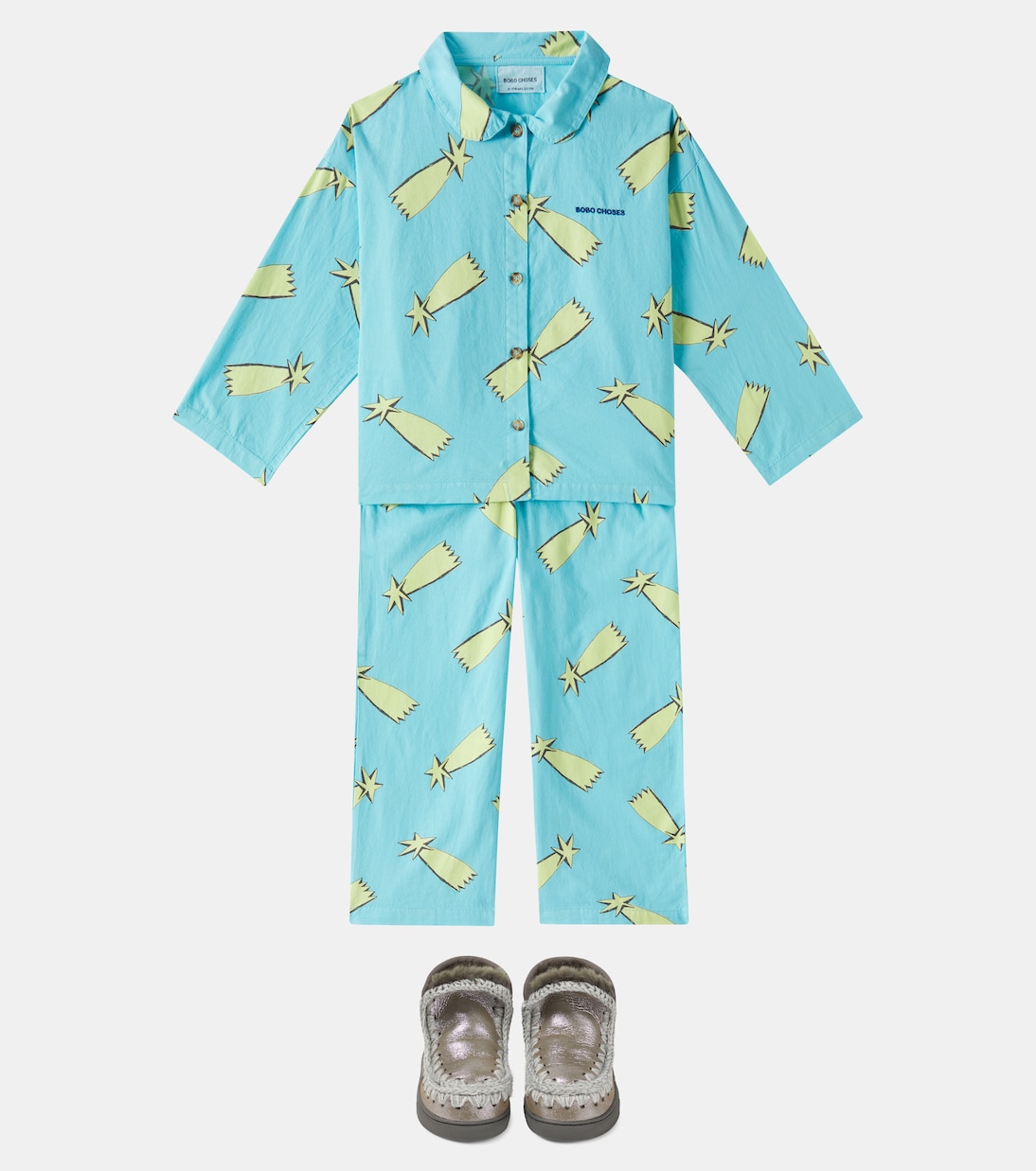 Stivaletti in pelle con glitter | Mou Kids