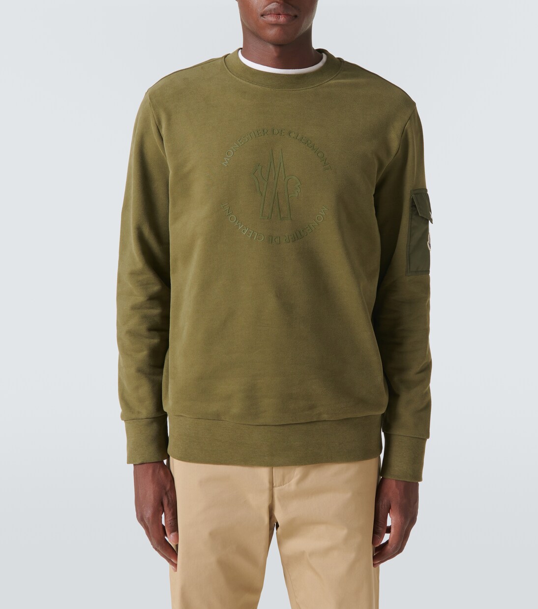 Sudadera en jersey de algodón con logo | Moncler