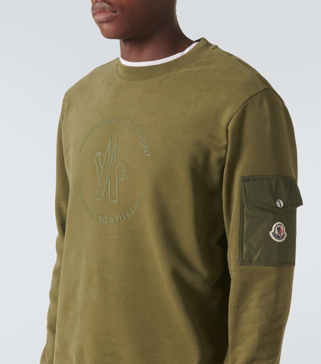 Sudadera en jersey de algodón con logo | Moncler