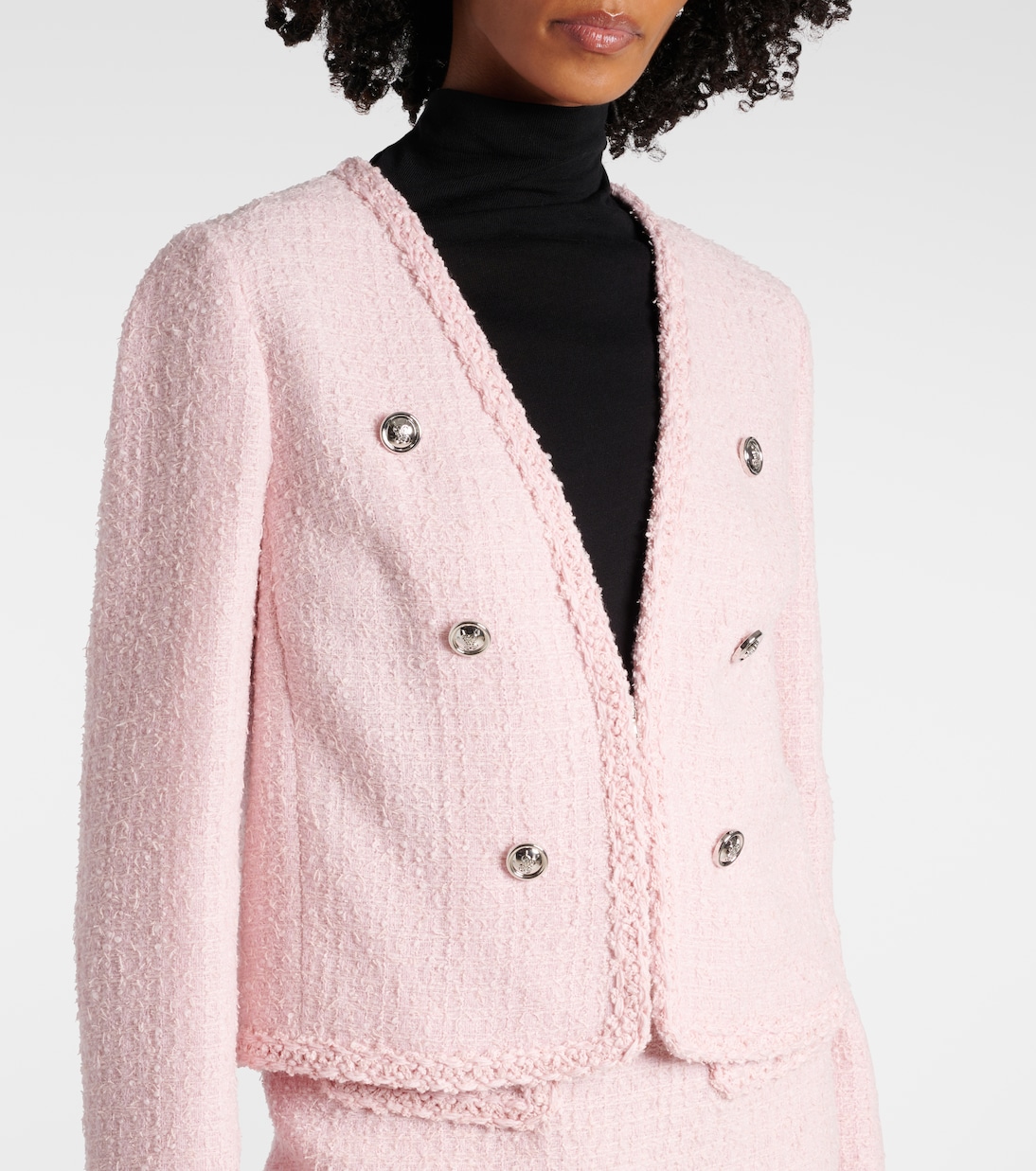Chaqueta de tweed de mezcla de lana | Giambattista Valli