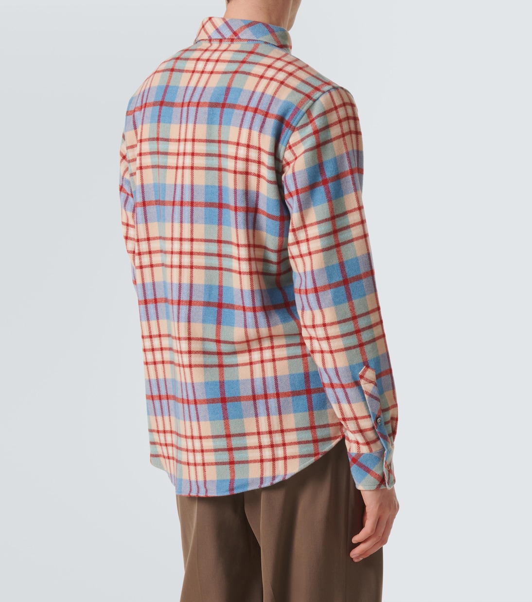 Camicia Al's Run in cashmere a quadri | God's True Cashmere