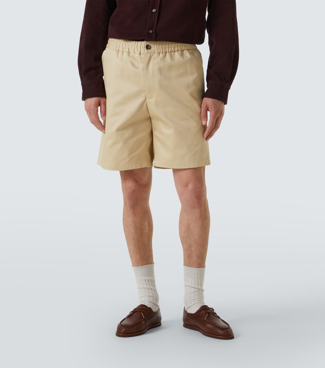 Shorts in raso di cotone | Ami Paris