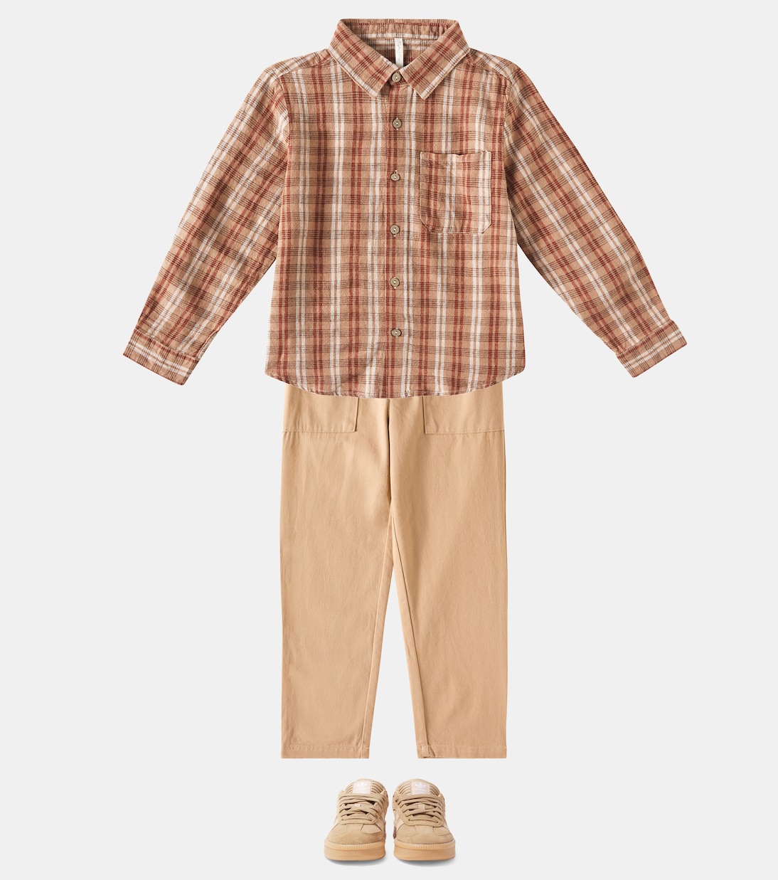 Pantaloni regular Oliver in cotone | Rylee + Cru