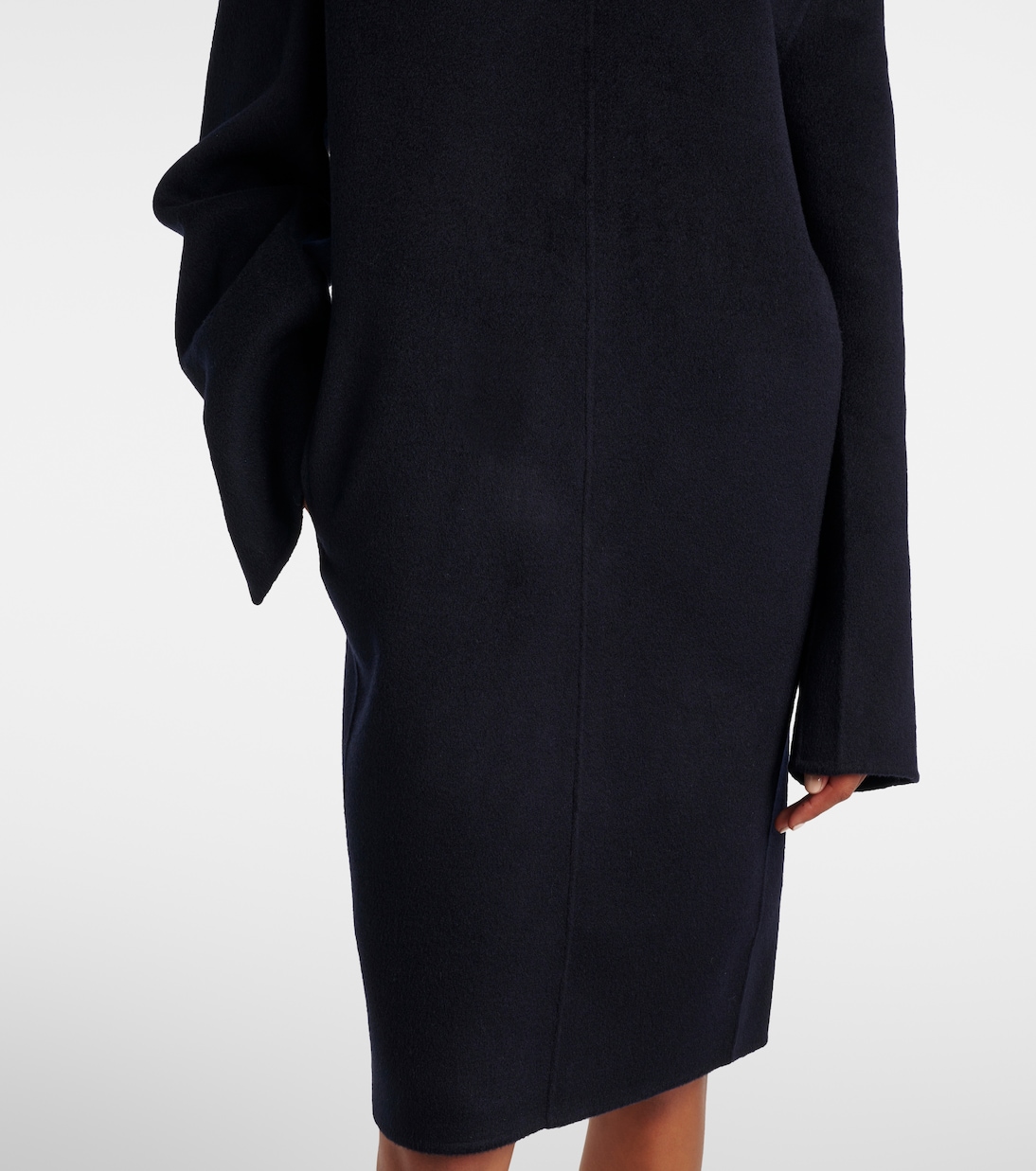Vestido midi de lana | Toteme