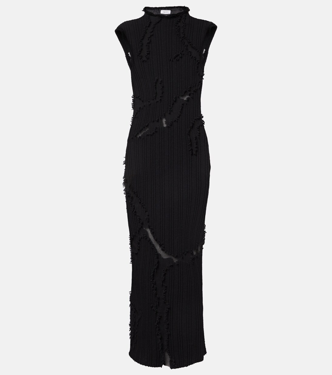 Robe longue en laine et soie | McQueen