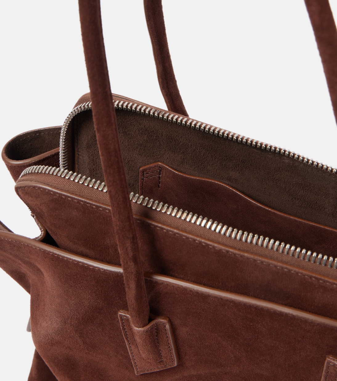 La Passeggiata Large suede tote bag | The Attico