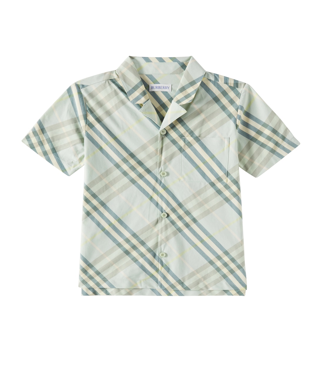 Polo Burberry Check in cotone | Burberry Kids