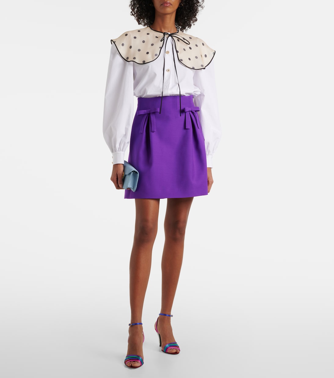 Sandales Ladycrush en cuir à ornements | Valentino Garavani