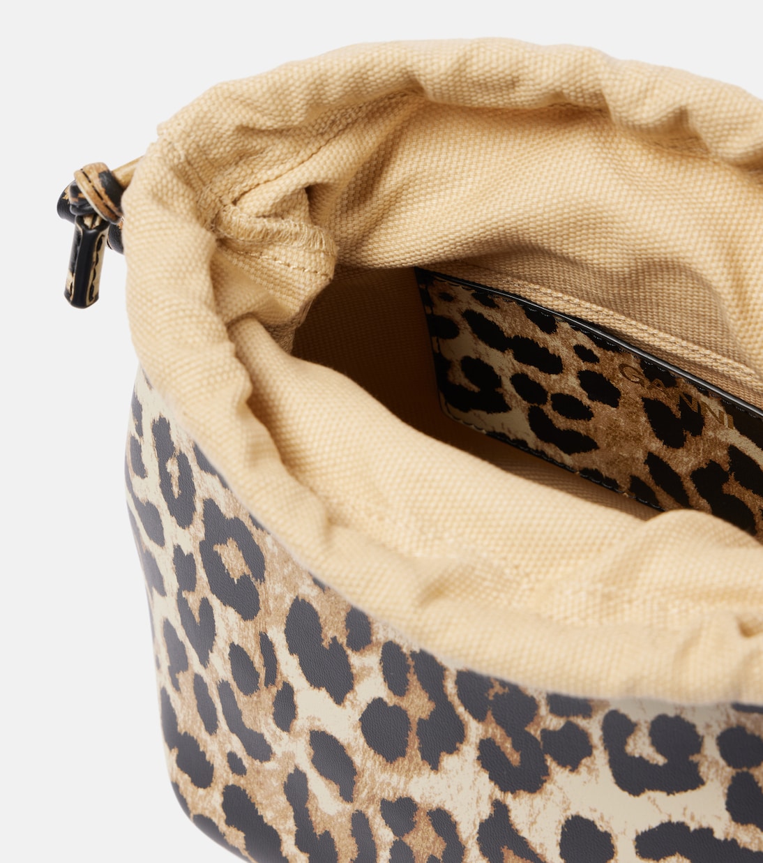 Secchiello Bou con stampa leopardata | Ganni