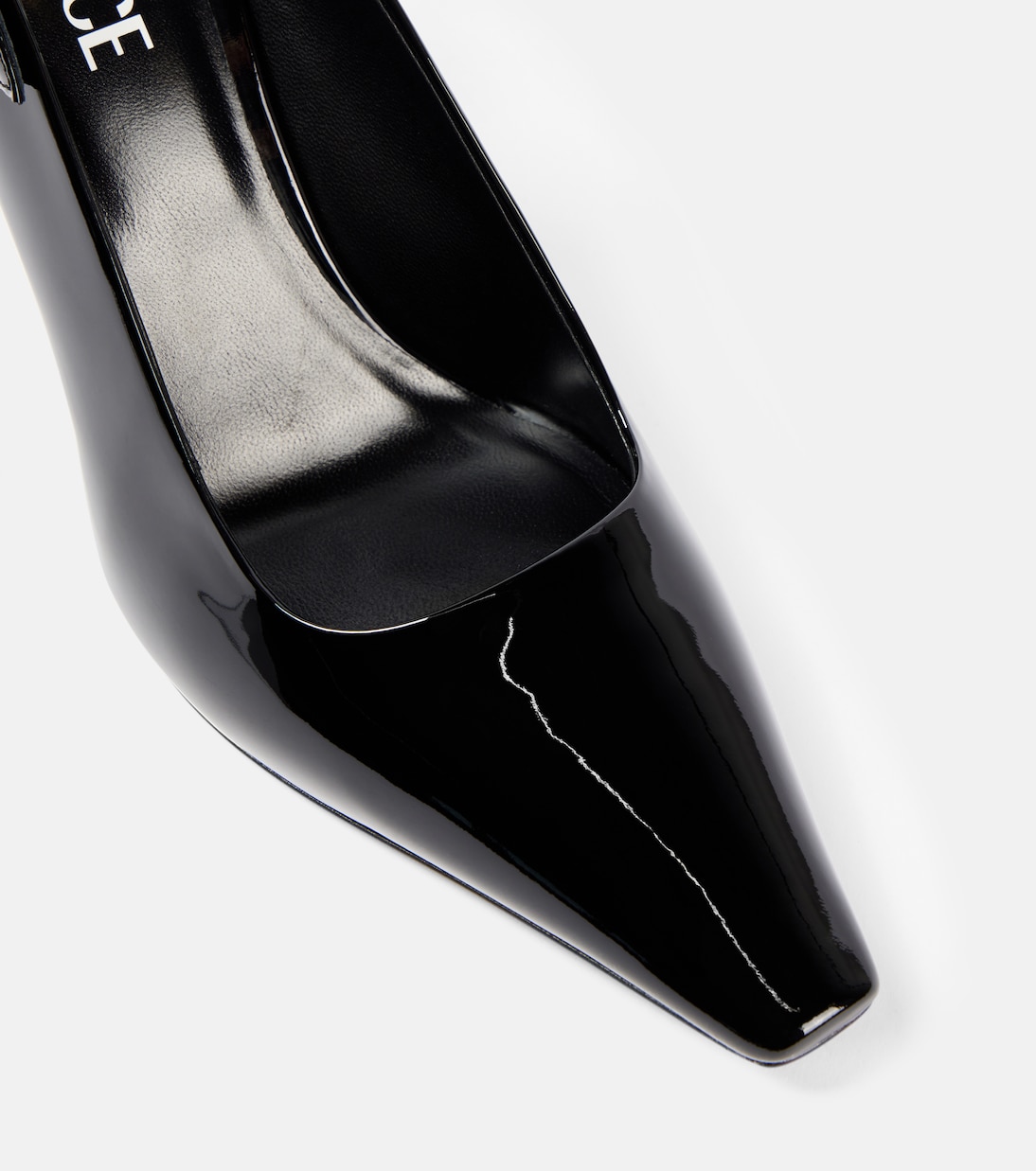 Escarpins en cuir verni | Versace