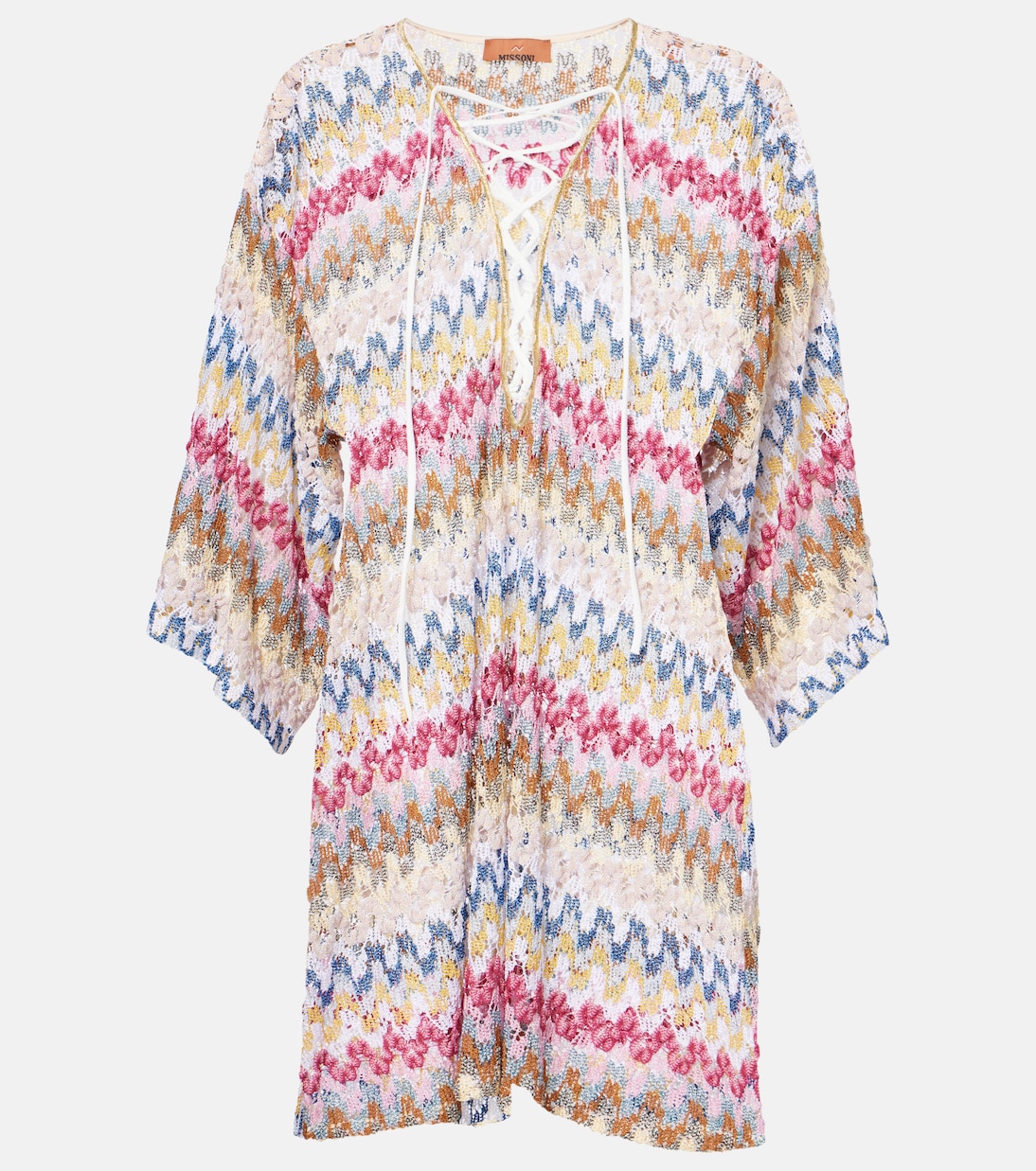 Kaftan aus Häkelstrick | Missoni