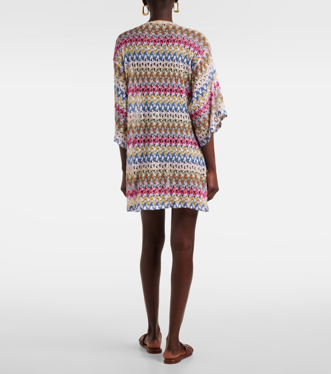 Kaftan aus Häkelstrick | Missoni