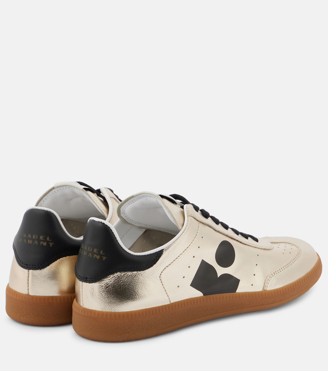 Baskets Kaycee en cuir métallisé | Isabel Marant
