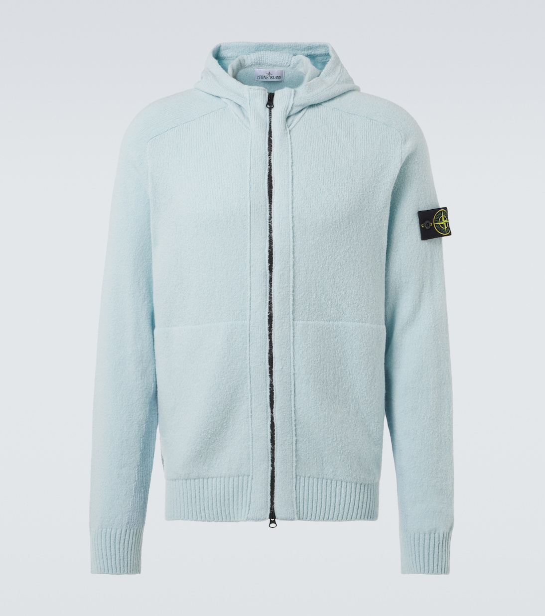 Sudadera con capucha en mezcla de algodón | Stone Island