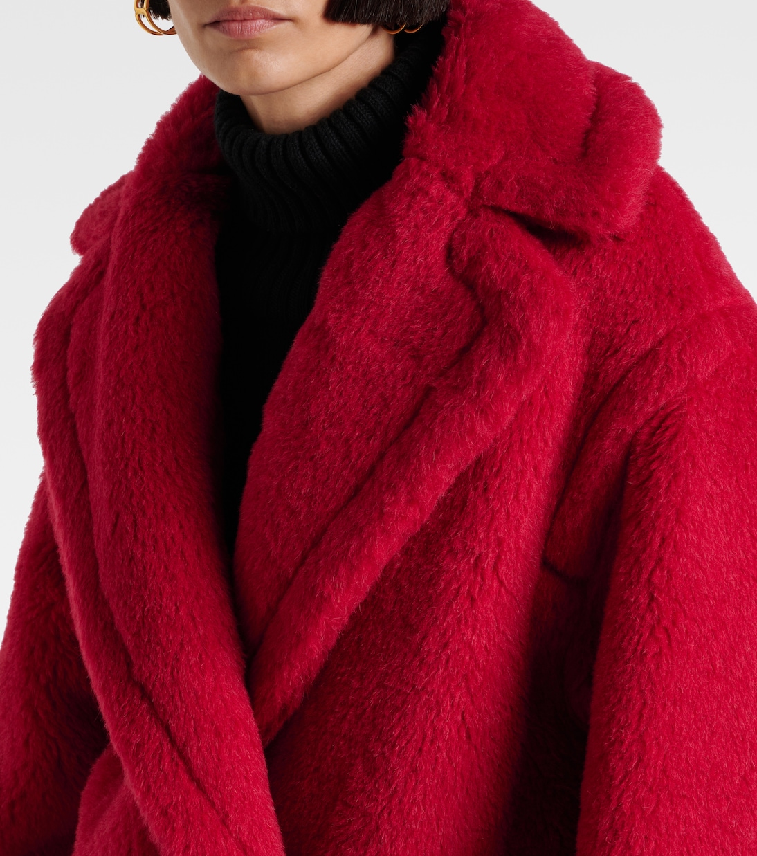 Cappotto Cuba in teddy di seta e alpaca | Max Mara